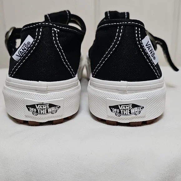Vans Style 93 Mary Janes Black Canvas - Picture 8 of 10